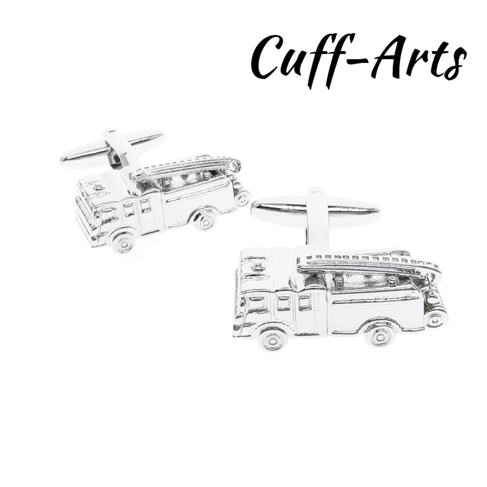 Fire Engine Firefighter Firemans Fire Fighter Cufflinks for Men Gemelos Les Boutons De Manchette by Cuffarts C10623