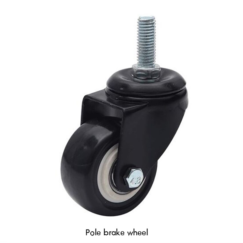 4 stykker / hjul hjul, kraftig universell, retningsbestemt, hjulhjul, låsehjul, svingplate til kontorstol