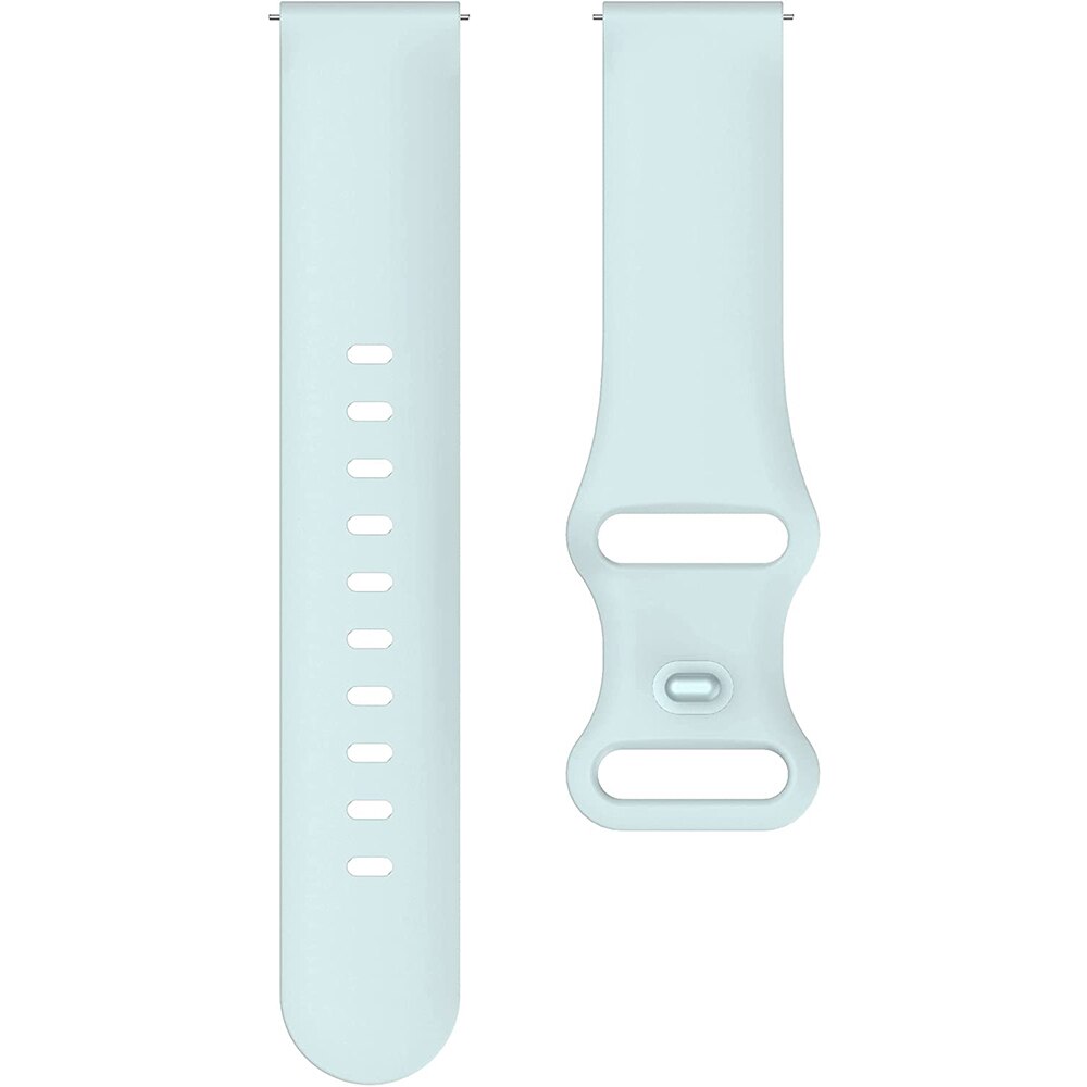 För oneplus klocka silikonarmband klockarmband one plus smartwatch sportband armband byt ut tillbehör armband klockarmband: Blå