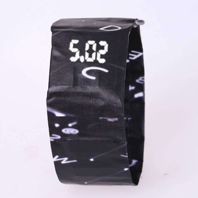 Kreative Papier Uhr LEDClock Tyvek Wasserdichte Zeitung Strap Digitale Uhren Sport Uhr Relogio Feminino Paar Uhr Unisex: 10