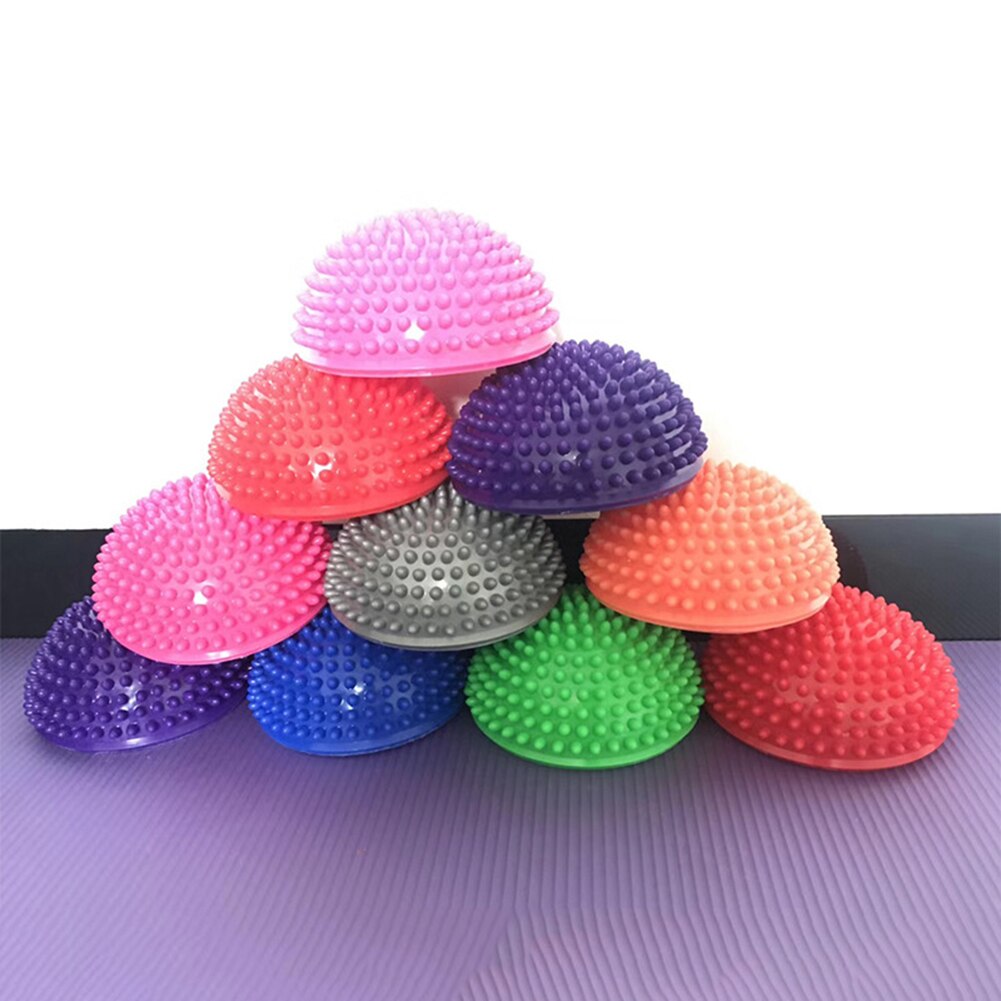 17Cm Yoga Bal Pvc Opblaasbare Massage Punt Half Fit Bal Balance Trainer Stabilizer Gym Pilates Fitness Balanceren Bal