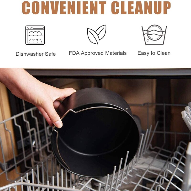 7 accessoires de cuisson autocuiseur, vapeur et friteuse à Air compatibles pour Ninja footdi 5 & 6.5 & 8 Qt OP101,OP301,OP302