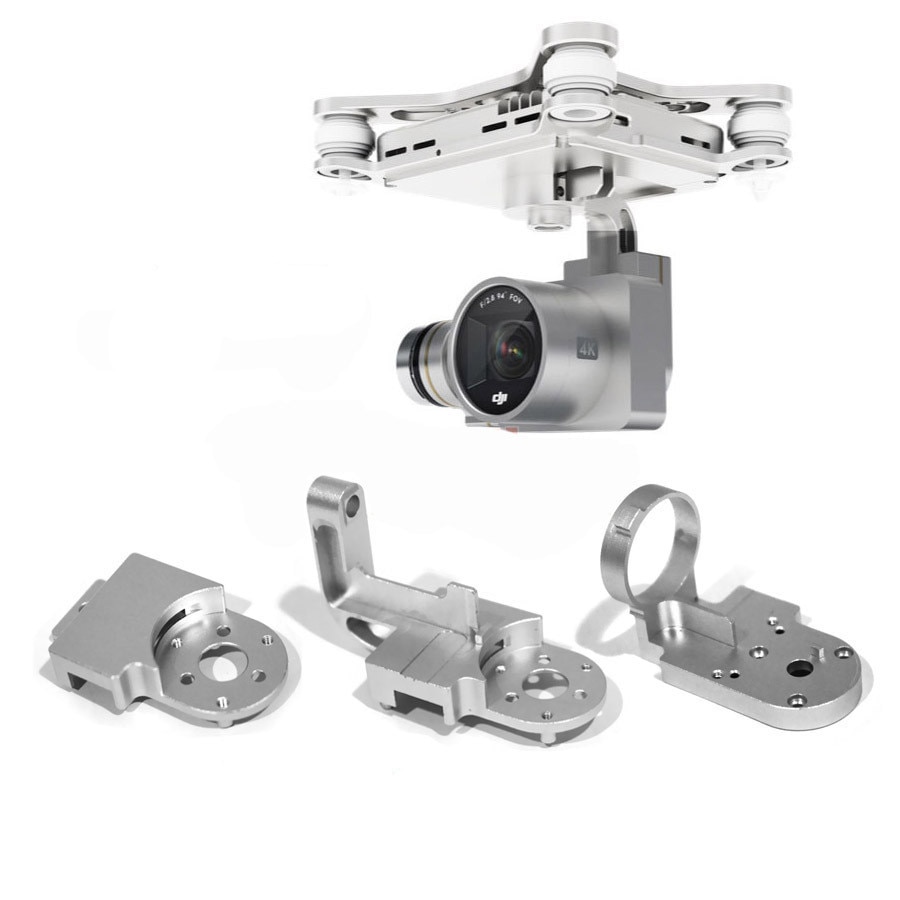 Reparatie Onderdelen voor DJI Phantom 3 Adv Pro 4 k Drone Gimbal Camera Yaw Arm Roll Beugel Platte Lint Kabel flex Gimbal Mount Motor