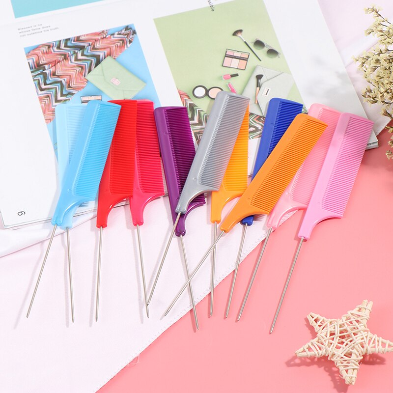 1Pc Hair Combs Hair Salon Dye Comb Separate Parting For Hair Styling Hairdressing Antistatic