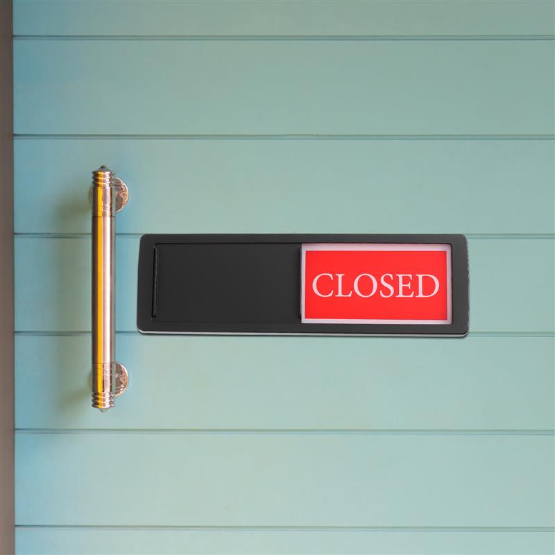 Sign Door Office Signs Privacydo Disturb Open Closed Not Signboard Toilet Occupied Red Slide Board The Restroom Signage