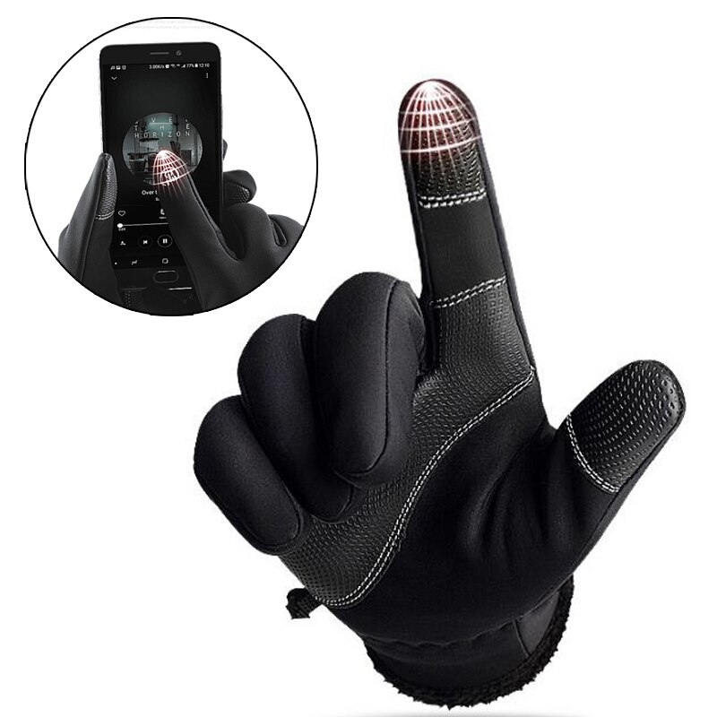 X-tiger pro cykelhandsker vinter helfinger termocykel sport handsker vindtætte stødsikker touch screen mtb cykelhandsker