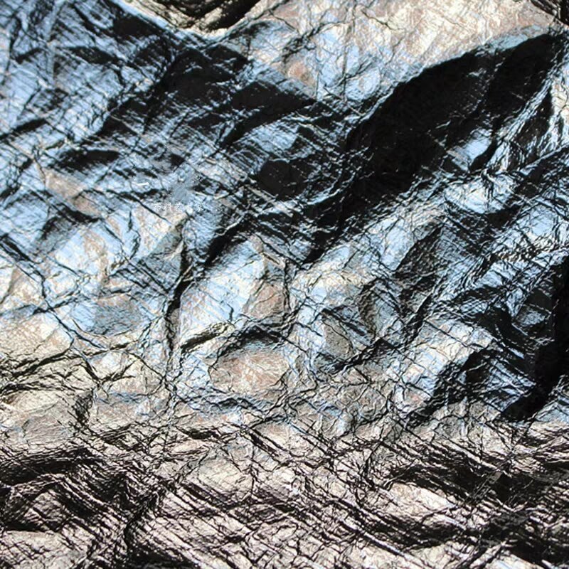 Soft coated Tyvek Washing breathe paper Bright black Tearing Resistant Waterproof DIY bags garment Craft Paper Fabric