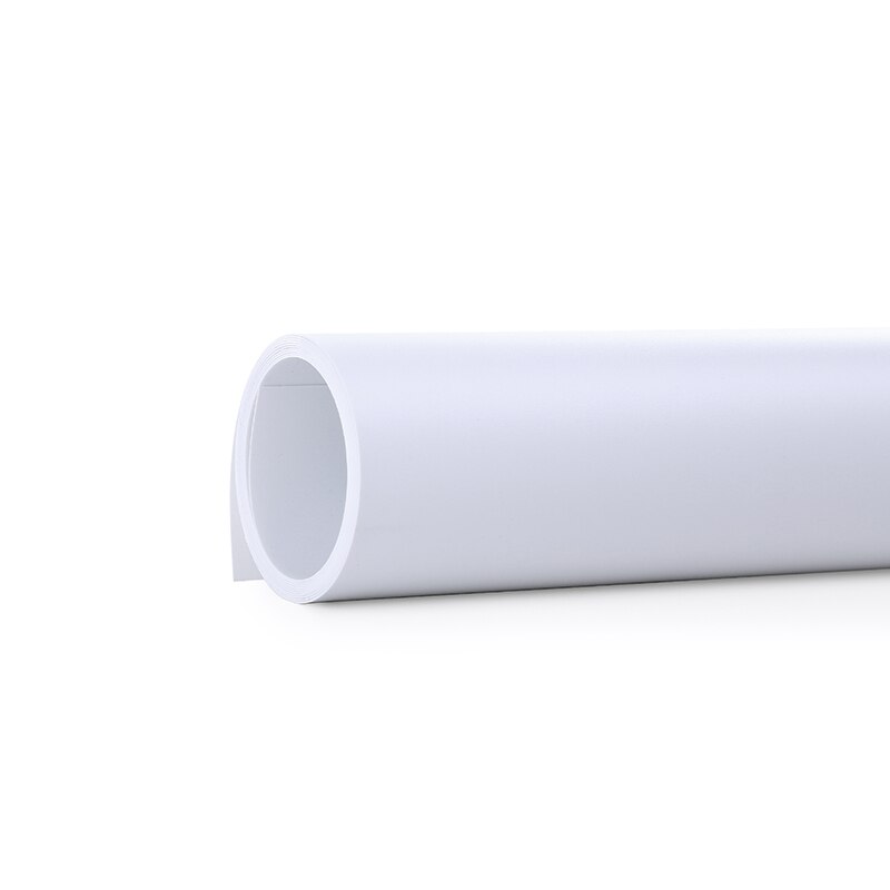 68 x 130cm White Black Gray PVC Material Anti-wrinkle Backgrounds Backdrop for Photo Studio Photography Background Equipment: white