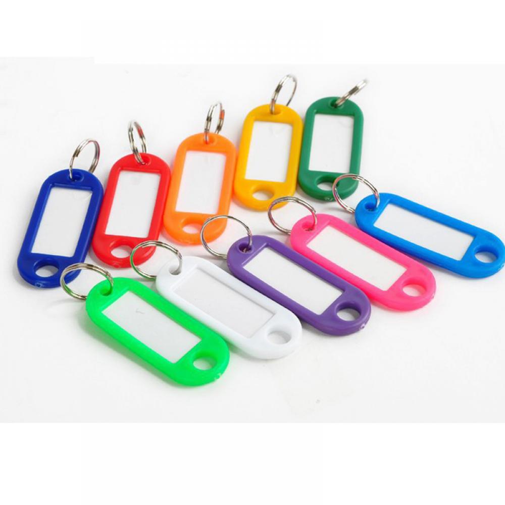 10pcs/Set Colorful Plastic Key Fobs Language Id Ta... – Grandado