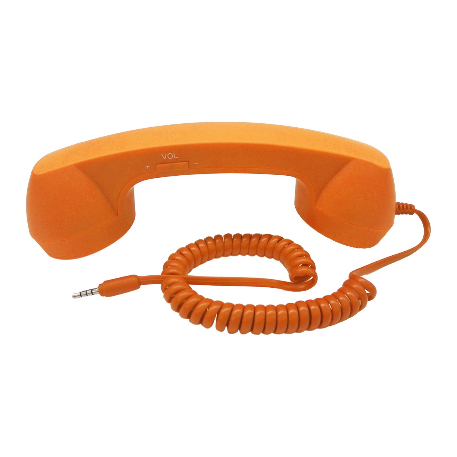 Cornetta telefonica retrò 3.5mm,  mini elegante ricevitore per chiamate telefoniche microfono altoparlante per: Oro