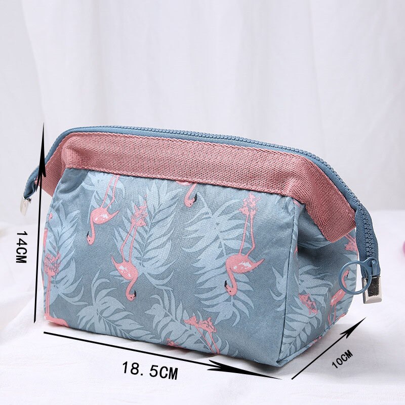 VOGVIGO Women Travel Day Clutches Zipper Trunk Makeup Case Handbags Organizer Storage Pouch Toiletry Wash Bag Ladies Hand Bags