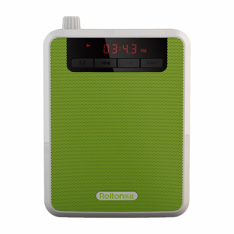 K300 Microfoon Bluetooth Luidspreker Draagbare Auto Pairing Usb Opladen Voice Versterker Megafoon Luidspreker Voor Teaching: green