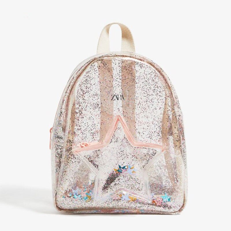 Neue Plüsch transparent Pailletten Regenbogen Schule Tasche Kindergarten freundlicher Rucksack Farbe knapp Ornament Rucksack