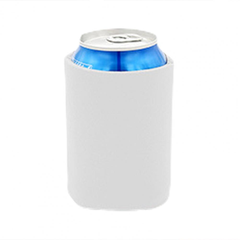 10Pcs Durable Can Cooler Waterproof Cold Retaining Diving Material Bottle Protective Cooler for Home Kitchen Supplies: White