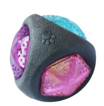 Hund Ball Elastische Blinkende LED Ball prallen-aktiviert Licht hoch Ball Für Haustier Hunde klopfen-beständig Molaren Ausbildung Ball: Ursprünglich Titel