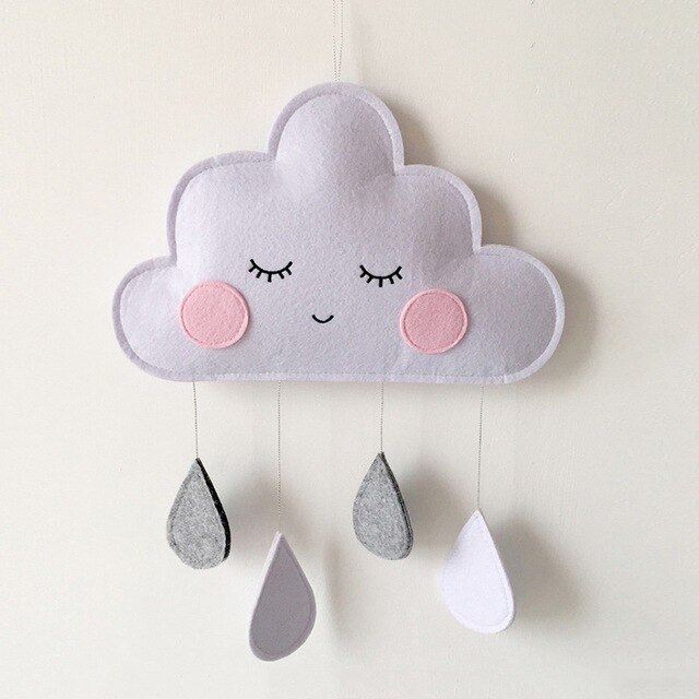 eins Stil Wolke Baby Fotografie Requisiten Baby Zimmer Dekoration Requisiten für Fotografie Zubehör Baby Mädchen Jungen Zimmer Dekor: dunkel Grau