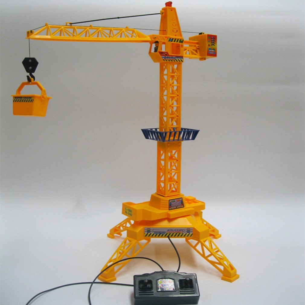 Children Tower Crane Electric Remote Control Wireless Engineering Car Children'S Toy Model With Sound