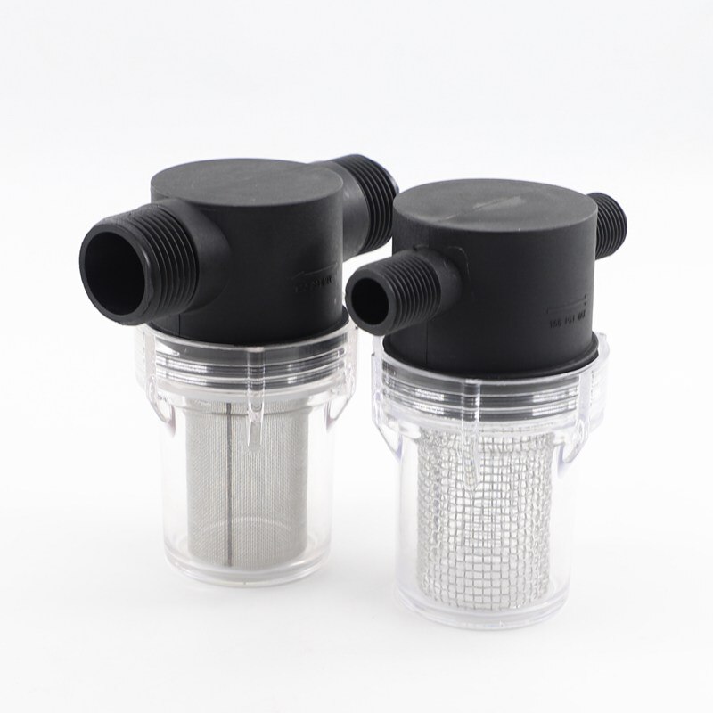 Garden Watering Filter 1&#39;&#39; Male Thread Plastic Irrigation System Impurity Prefilter Aquaculture Household Water Pipe Filter
