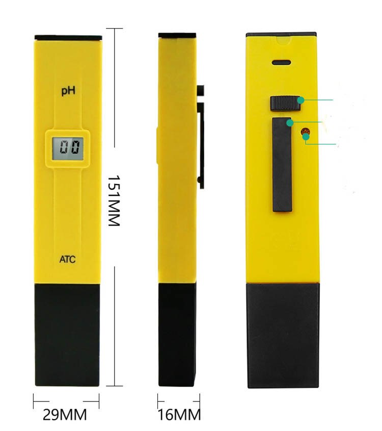 High Precision PH Value Test Pen ph Tester ph детектор ph Meter Water Detector Digital PH Meter Pen for Aquarium Pool
