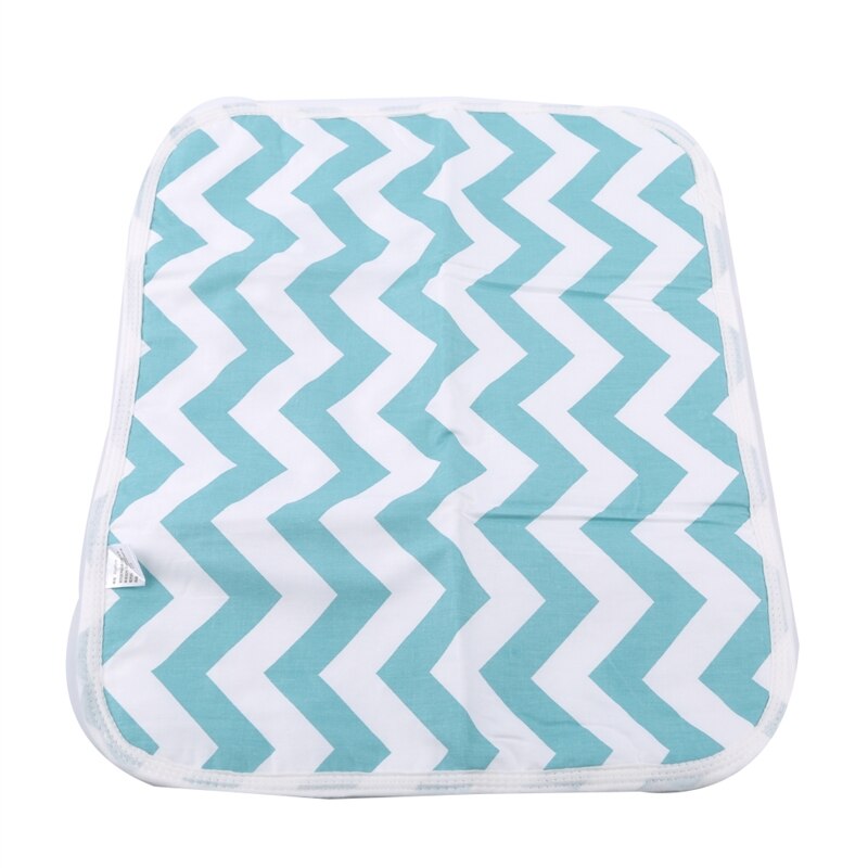 Baby Changing Mat Cartoon Cotton Blend Waterproof Sheet Baby Changing Pad Table Diapers Urinal Game Play Cover Infant Mattress: green 1