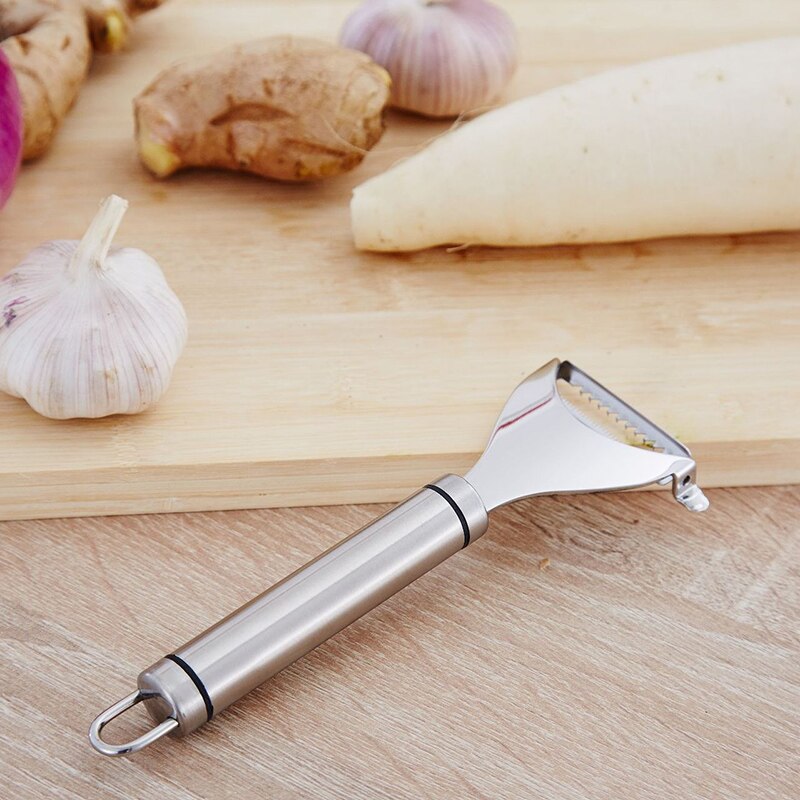 Edelstahl Doppel-klinge Schäler Kartoffel Reibe Multi-Funktion Cutter Küche Liefert TE889