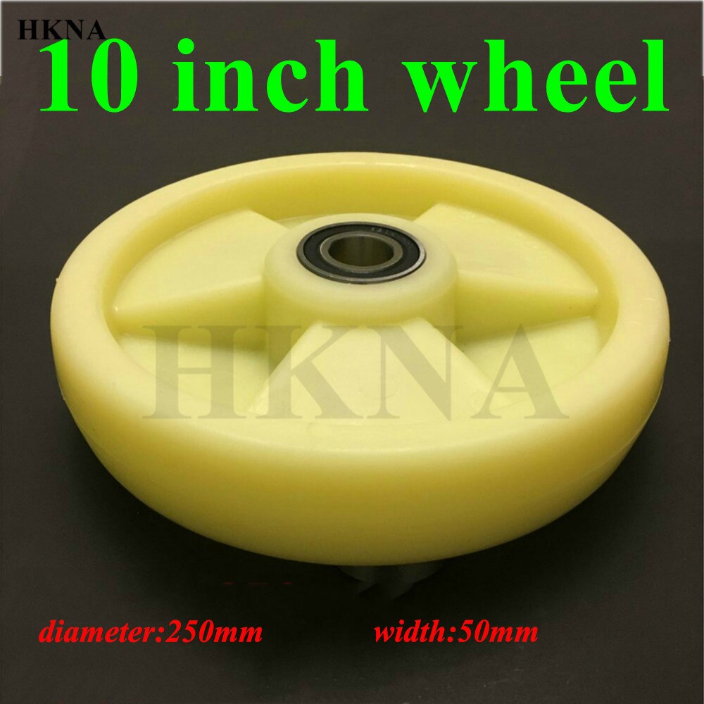 10 Inch Wheel 250mm Nylon Wheel Solid Wheel, Tiger Wheel, Trolley Wheel, Wear-resistant Wheel