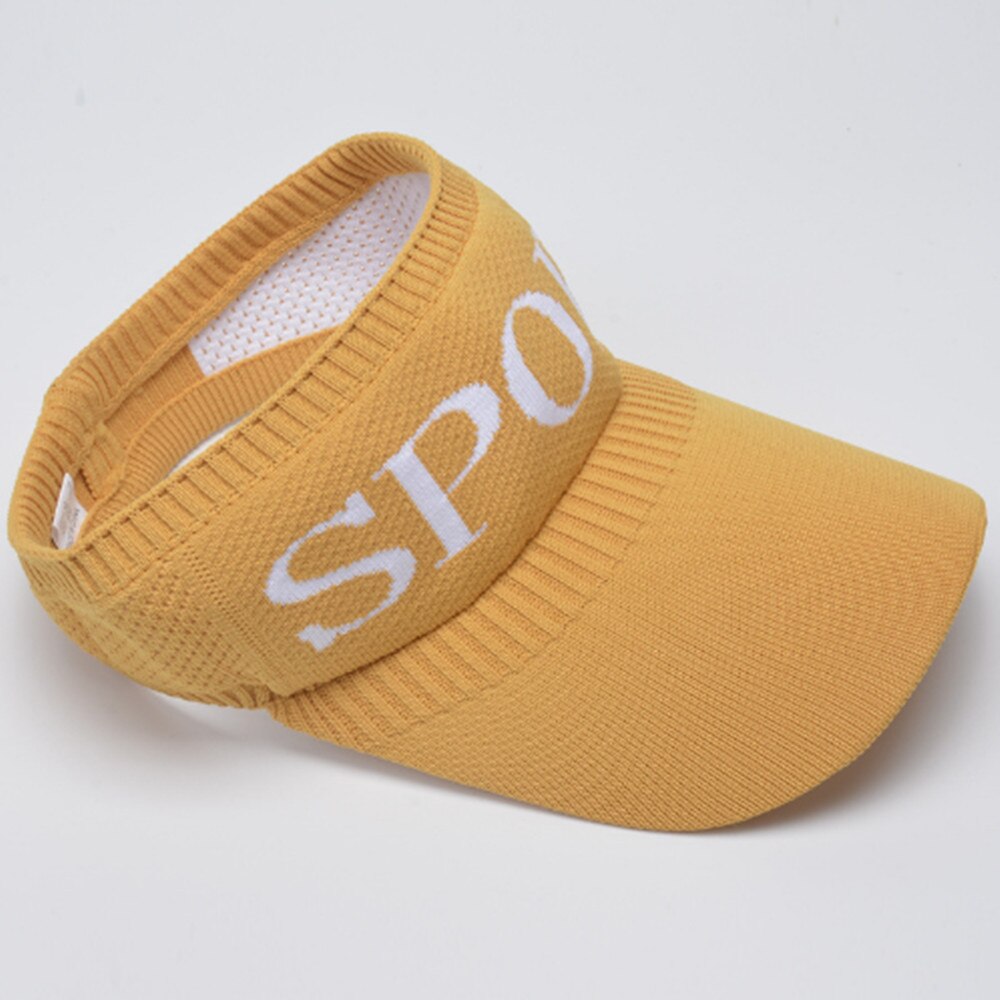 Womens Mens Empty top Hat Outdoor sports Sun Sunscreen Beach Hat MZ009: Ginger