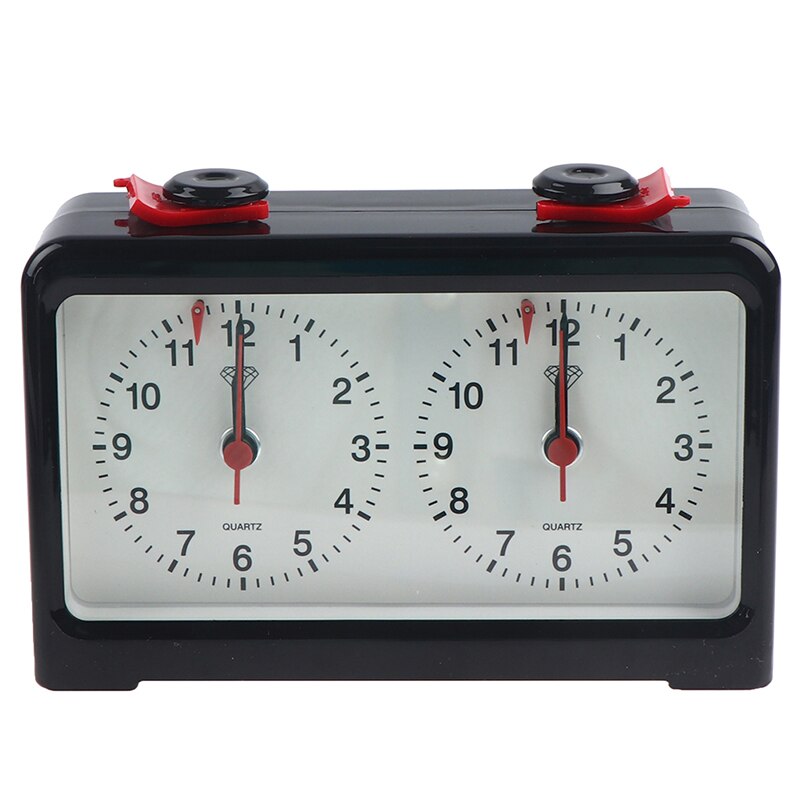 Easy Operate Game Timer Count Down Accurate Compact Analog Plastic Quartz Movement Battery Powered Chess Clock