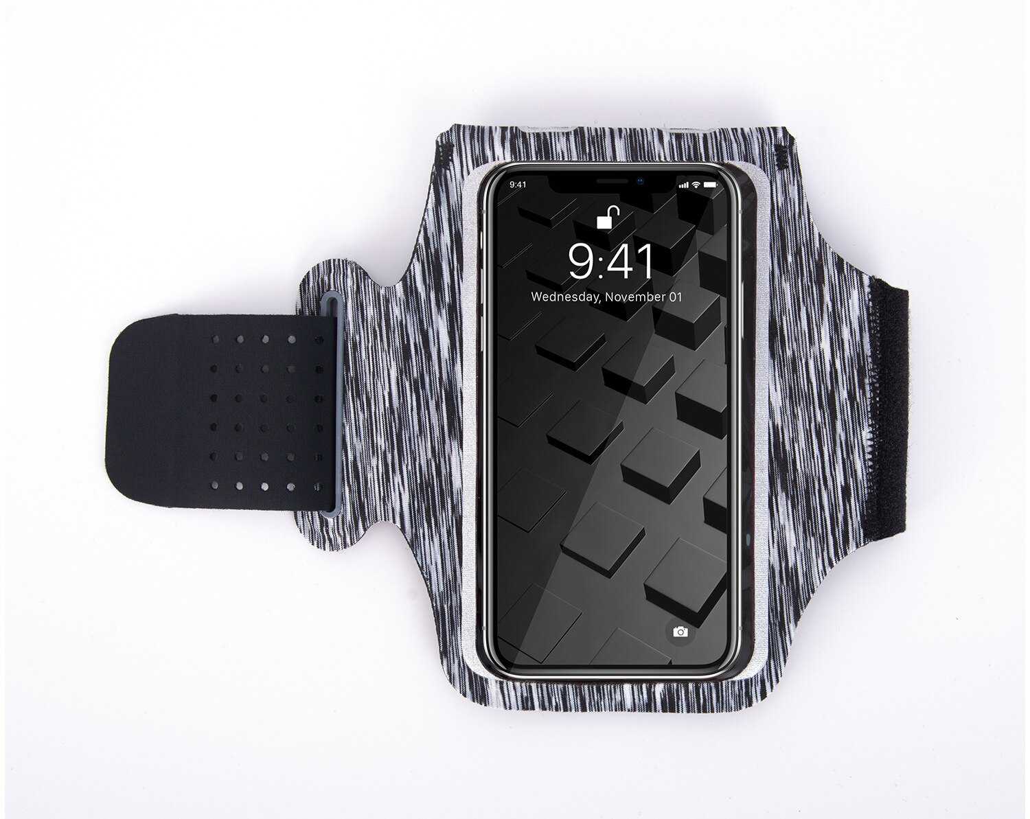 Sottile Cassa Del Telefono a Portata di Mano Supporto mobile Brassard Da Corsa di sport della fascia di Braccio del Sacchetto del Polso per Il IPhone 7 XR pro più xiaomi Huawei Bracciale: nero camuffare