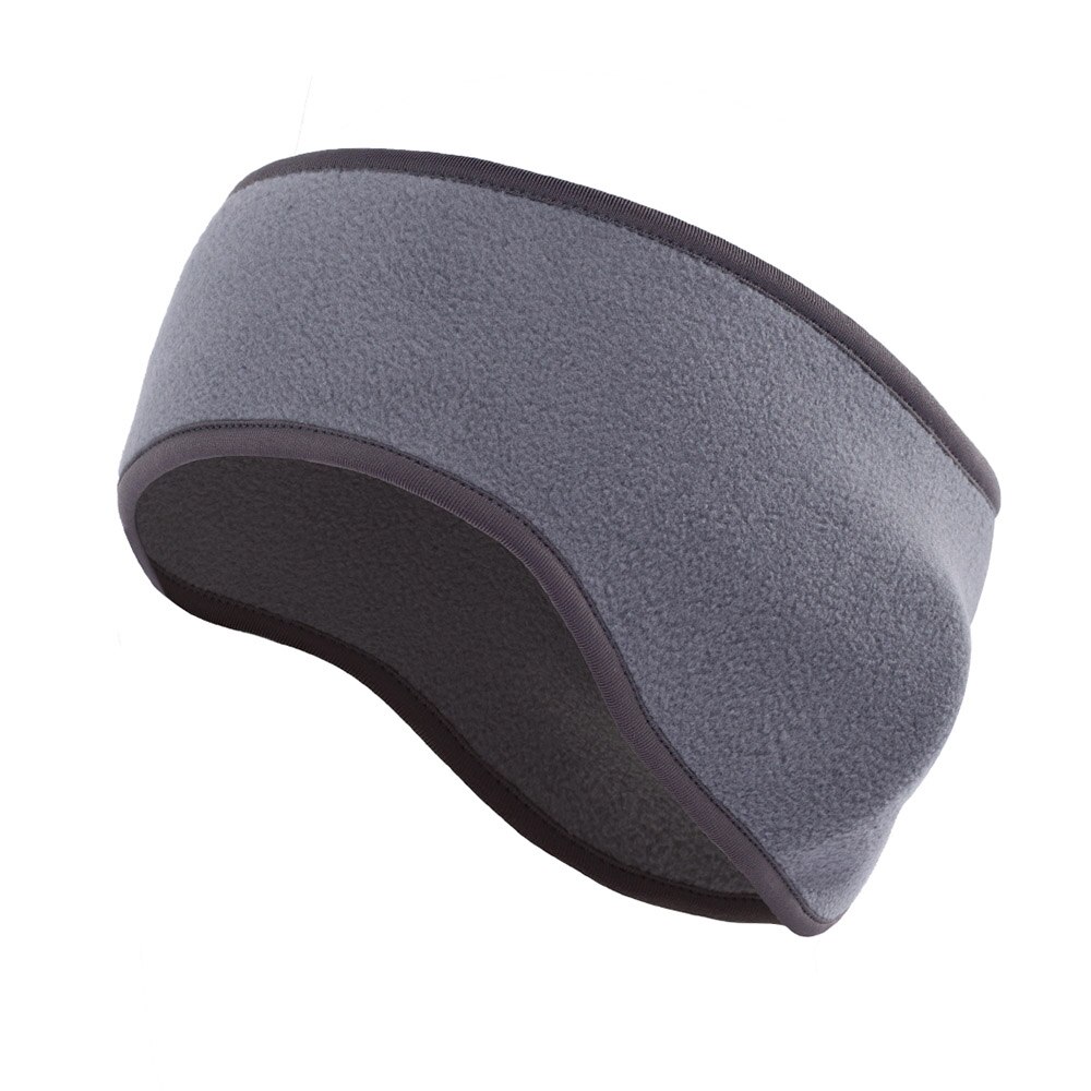 Gumao Warmer Fleece Hoofdband Zwarte Thermische Hoofd Haarband Gym Yoga Fietsen Running Zachte Dikke Sport Zweetband Mannen Vrouwen Winter: JE-02(Thin)