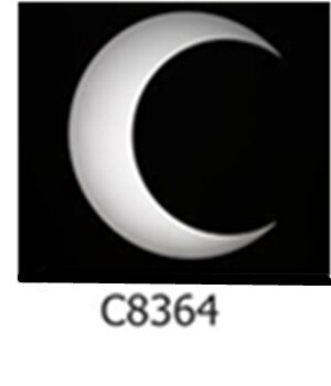 Tubo de luz DIY de 58 estilos, película de efecto de forma de fondo, tubo de condensador LED, película de proyección, inserto gráfico para OT1 OT1 PRO: C8364