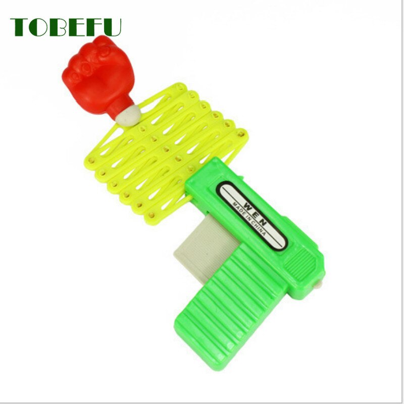 TOBEFU Funny Retractable Fist Shooter Trick Toy Gun Child Kids Plastic Party Festival Classic Elastic Telescopic Fist