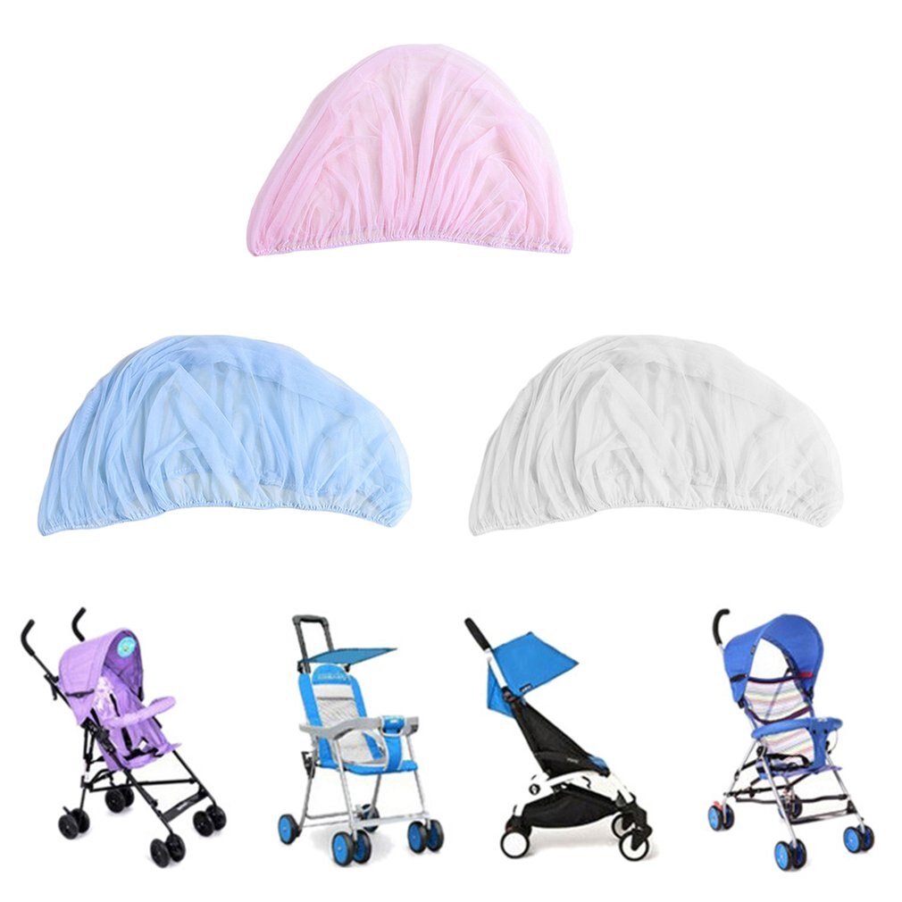 1 pc quente ao ar livre completo bebê infantil crianças carrinho de criança mosquiteiro inseto net malha buggy capa bebê mosquito net