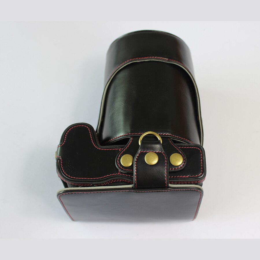 Étui en cuir PU pour Canon EOS RP R-P housse de protection pour sac photo avec bandoulière et mini étui