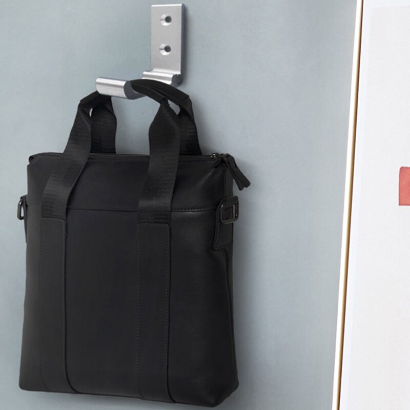 Haczyki na ubrania ciężki obowiązek składane haki ścienne haki na ręczniki oszczędność miejsca aluminiowy haczyk robić łazienki robić wieszania ubrań kapelusze N1HF