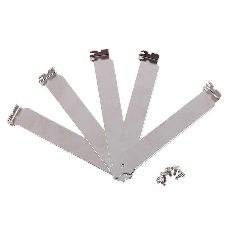 5pc Low or High Profile Bracket Adapter HDMI DVI DP VGA baffle Port For Half Height Full-Height Graphic Video Card Set