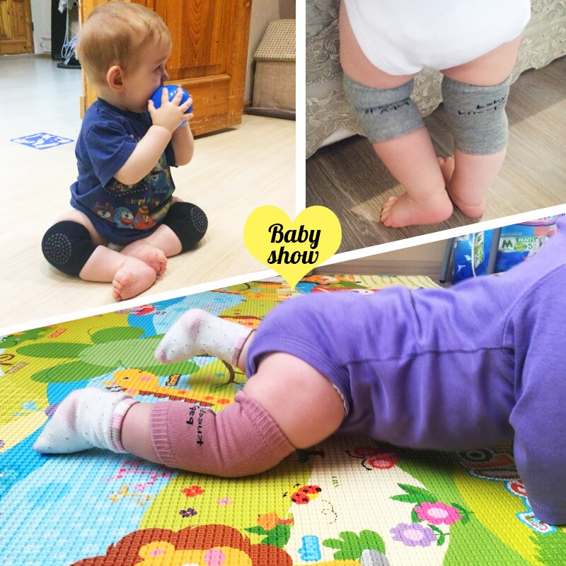 Cotton Baby Knee Pads Cartoon Infant Safety Flexible Crawling Protector Kids Kneecaps Children Short Kneepad Baby Leg Warmers