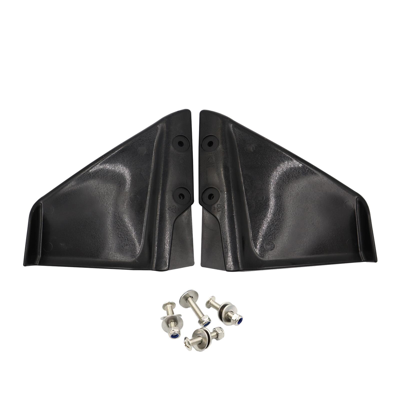 2Pcs Draagvleugelboot Stabilisator Past 4HP Om 50HP Uv-Bestendig Aft Draagvleugelboot Motor Stabilisator Marine Accessoires Met Bout Moer zwart
