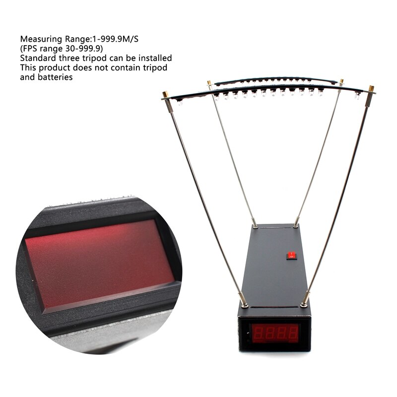 -30-9999 Fps Speed Meter For Chronograph Speed Meter Velocimetry Speed Measuring