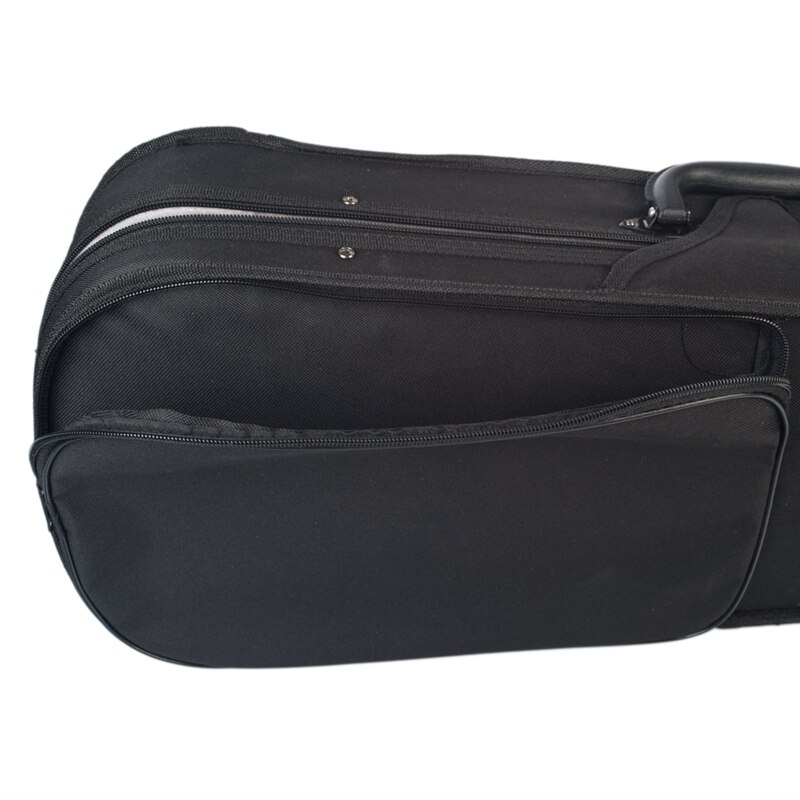 Viool Case Professionele Driehoekige Vorm Viool Hard Case-Zilver Binnen Viool Onderdelen