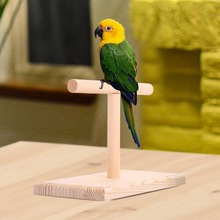 Bærbar træfugle papegøje træning spin aborre stå legeplads platform legetøj