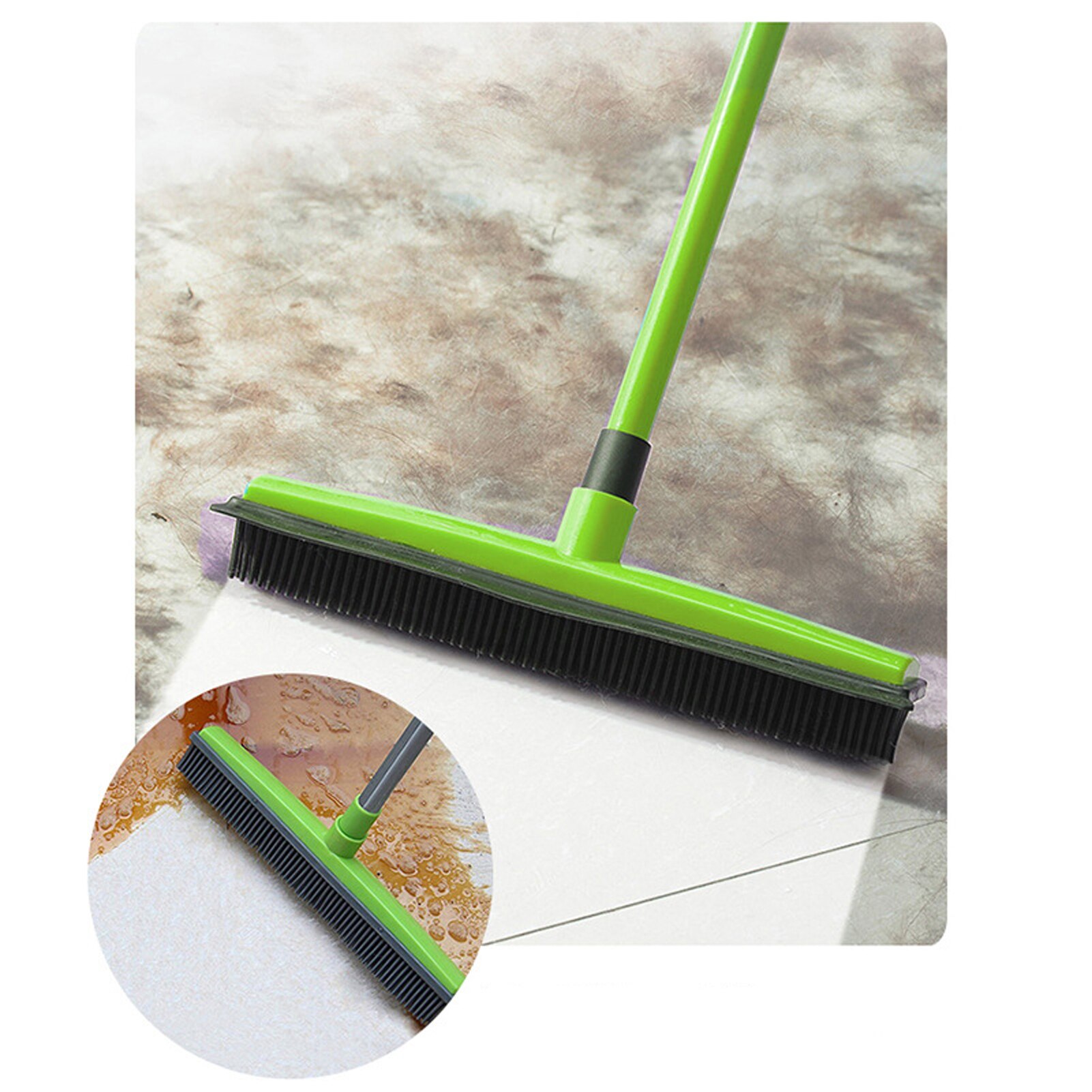 Limpiador de alfombras de pelo para Gato y perros, escoba para quitar el pelo y quitar el polvo, escoba retráctil