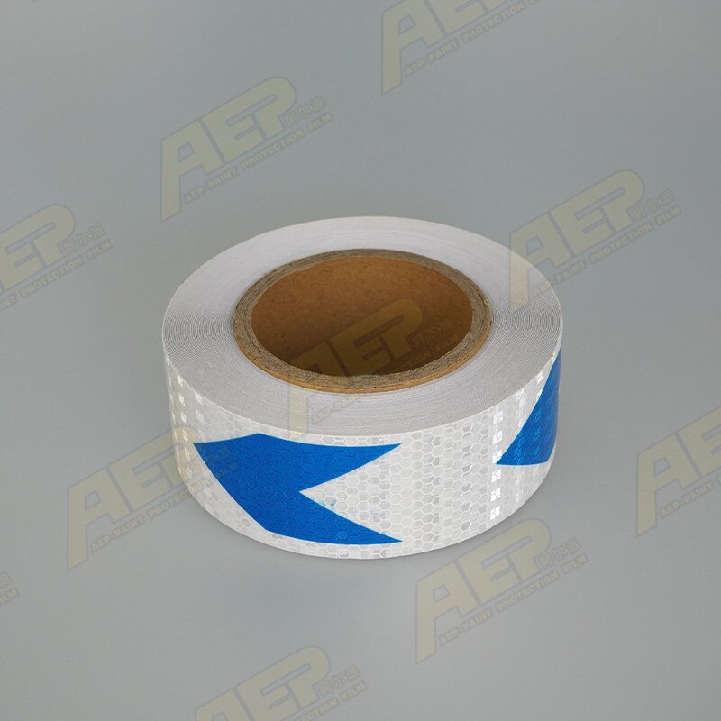 3M Reflective Tape Arrow Guide Warning Mark Strip Waterproof For Automobile Truck Trailer Traffic Road Safety Reflective Film: D