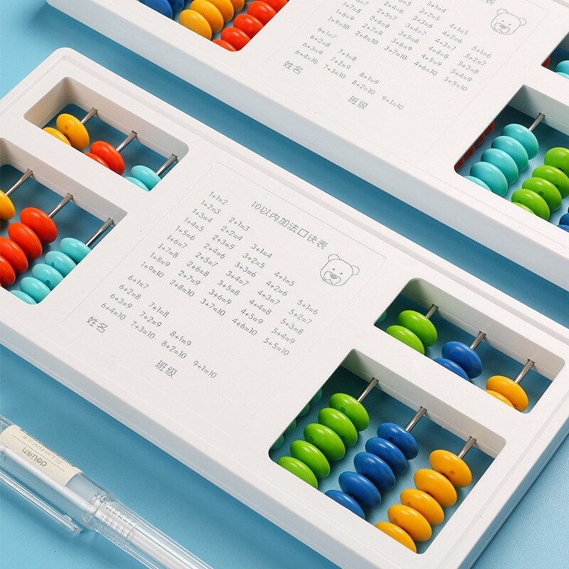 Boulier de charcuterie maternelle comptoir pour enfants boulier apprentissage de l'arithmétique mentale avec les étudiants enseignement jouet boulier
