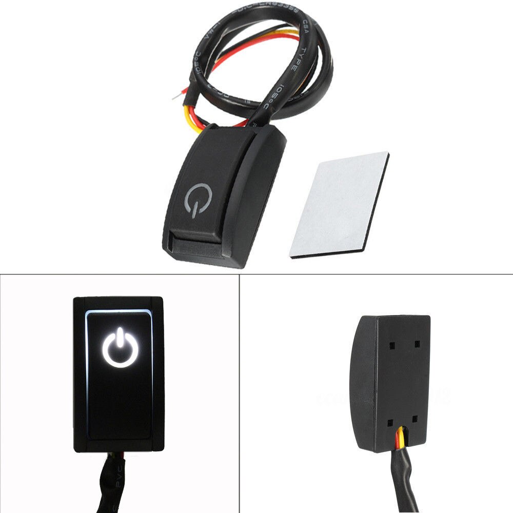 12V Auto drücken Taste Rast Drehen AUF aus Schalter LED Licht RV LKW Auto Stiefel DIY