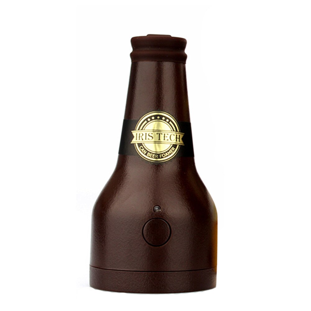 Ultrasonic Beer Foamer Portable Beer Bubbler Bottle Shape Foam Maker for Drinks ultra-sonic foam rich and delicate foam
