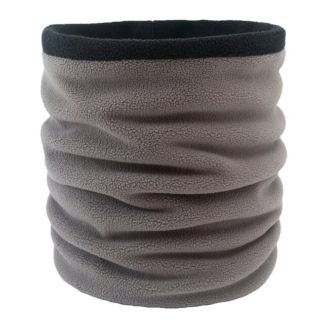 Nieuwkomers Volwassen Sjaal Ring Mannen Vrouwen Winter Warm Polar Fleece Uitlaten Sjaals Unisex Outdoor Ring Hals Kraag Sjaal Mannen 'S: Grijs