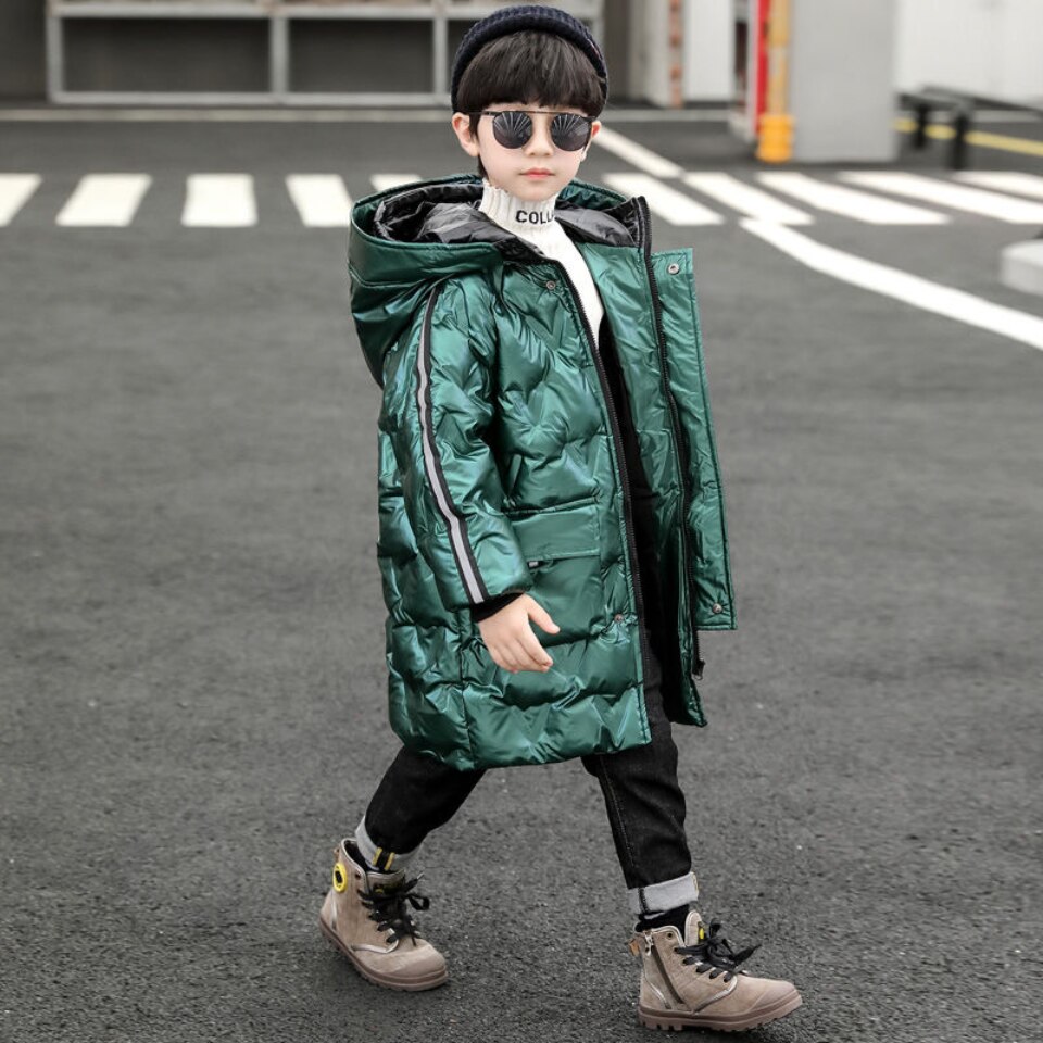 Plumífero con capucha para niños, abrigo cálido de , chaquetas para niños de 4, 5, 6, 8, 9, 10, 11, 12, 13, 14 años, invierno,: 102 / 6