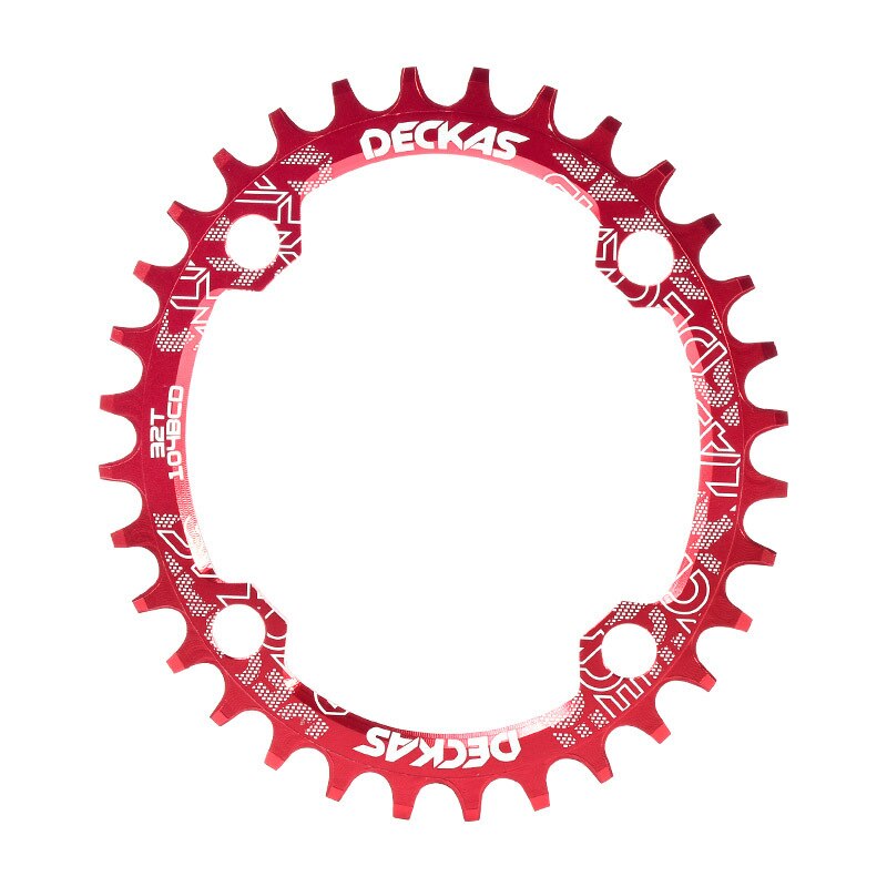 Plateau de pédalier ovale 104 BCD, étroit et large, pour vtt, 32 T 36T 38T 34 32 dents 104BCD