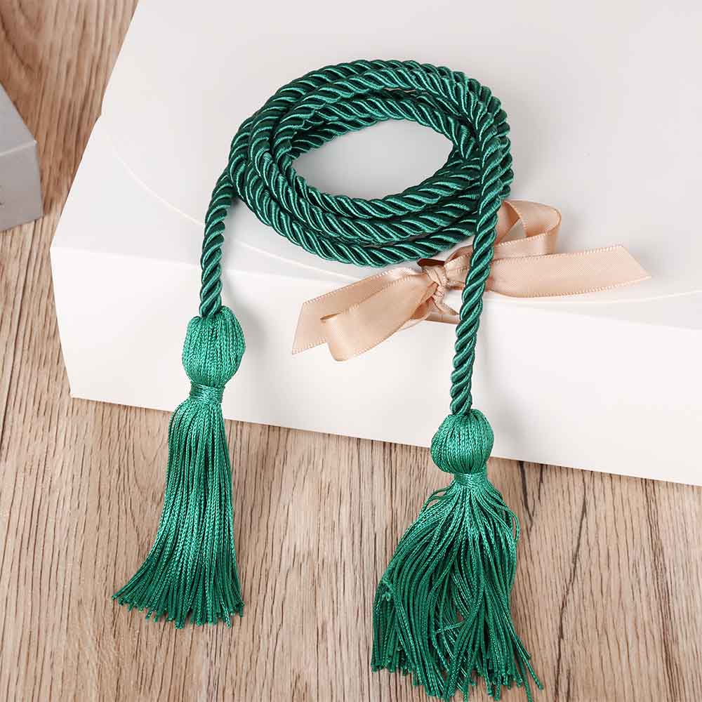 cordon de remise de diplôme pour honneur, cordon de gland en Polyester, cordon de cordon pour robe d'enterrement de vie de jeune fille, cordon de serrage pour étudiants